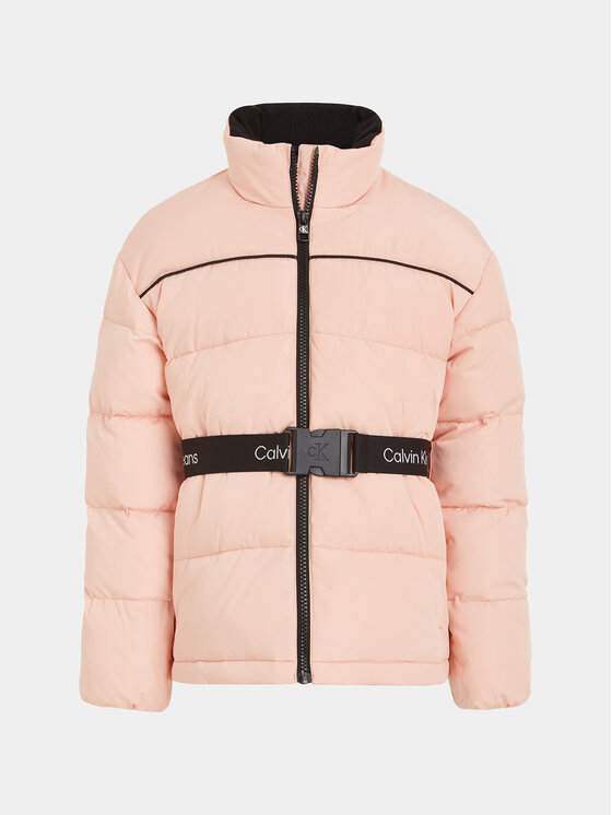 Calvin Klein Jeans Calvin Klein Jeans Giubbotto invernale Logo Tape IG0IG02057 Rosa Regular Fit