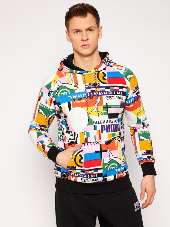 Puma Puma Felpa Puma International 530737 Multicolore Regular Fit