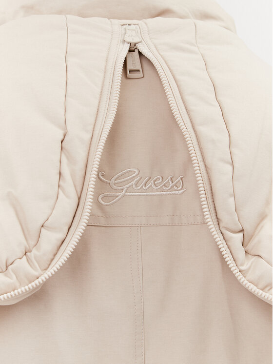 Guess Guess Zimní kabát Rolanda W3BL77 WFVW0 Béžová Regular Fit