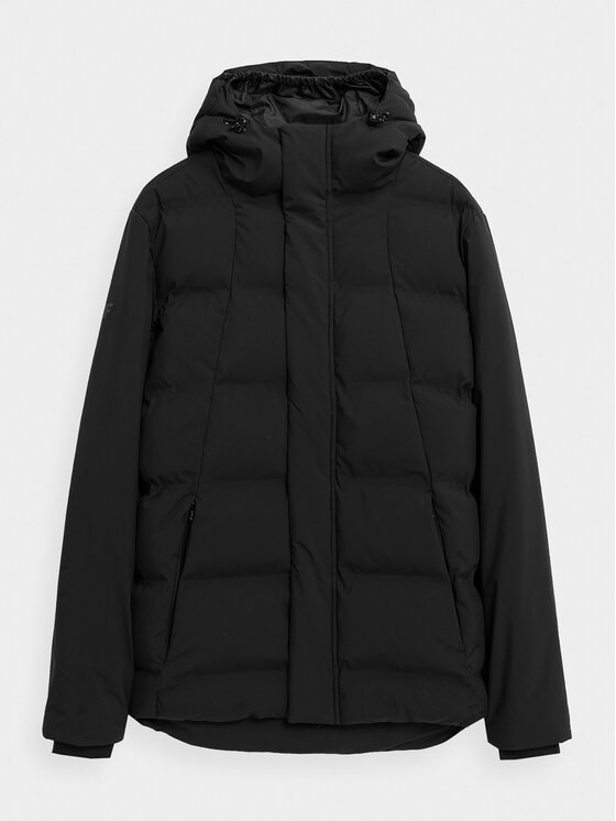 4F 4F Зимова куртка 4FAW23TDJAM249 Чорний Regular Fit