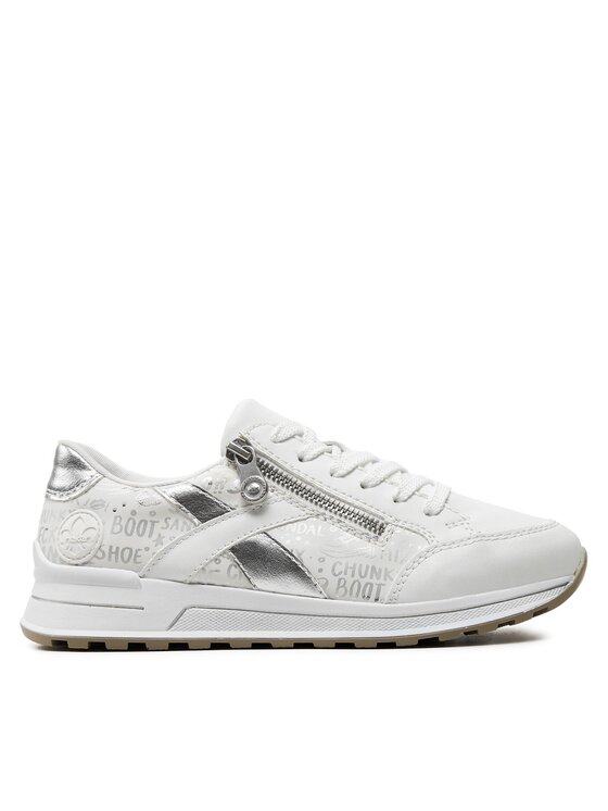 Rieker Sneakers N1403-80 Alb