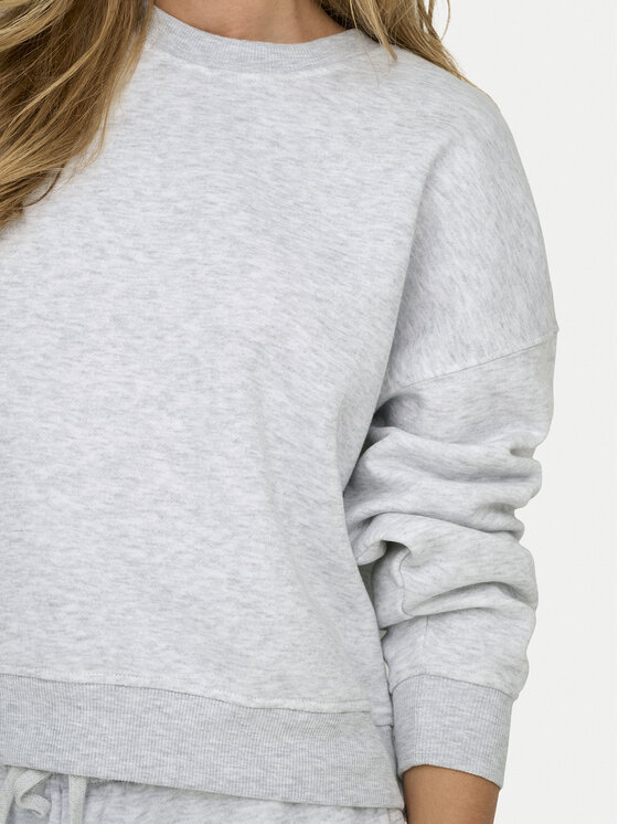 ONLY ONLY Felpa Best 15338727 Grigio Regular Fit