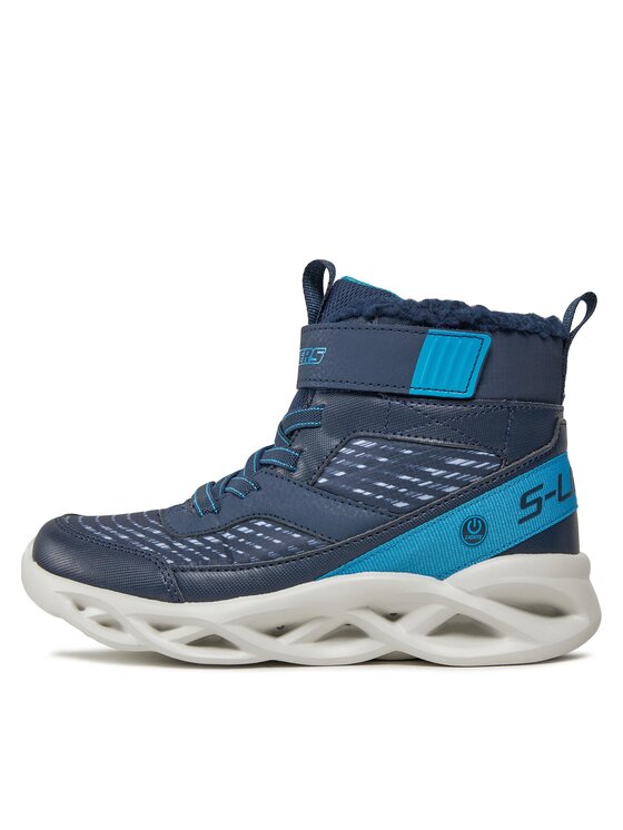 Skechers Skechers Sneakersy Twisted-Brights 401651L/NVBL Niebieski