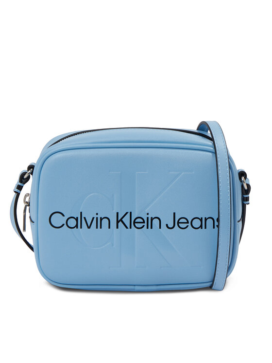 Geantă Calvin Klein Jeans Sculpted Camera Bag18 Mono K60K610275 Blue Shadow CEZ