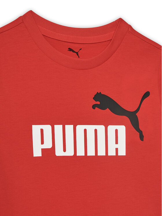 Puma Puma Тишърт Ess 685778 Червен Regular Fit