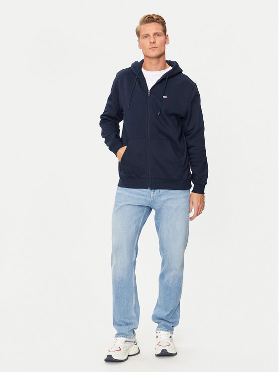 Tommy Jeans Tommy Jeans Pulóver DM0DM20743 Sötétkék Regular Fit