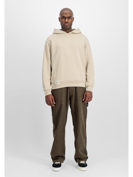 Alpha Industries Alpha Industries Bluza Studio Edition Hoodie Beżowy Loose Fit