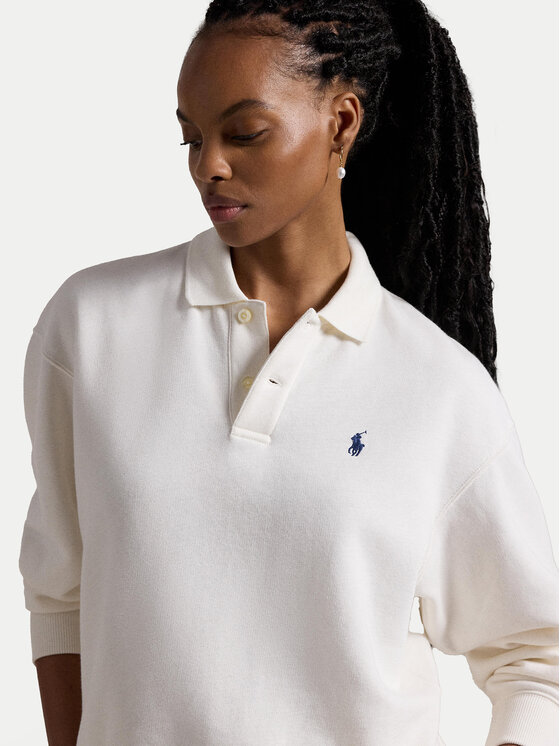 Polo Ralph Lauren Polo Ralph Lauren Суитшърт 211947966001 Бял Relaxed Fit