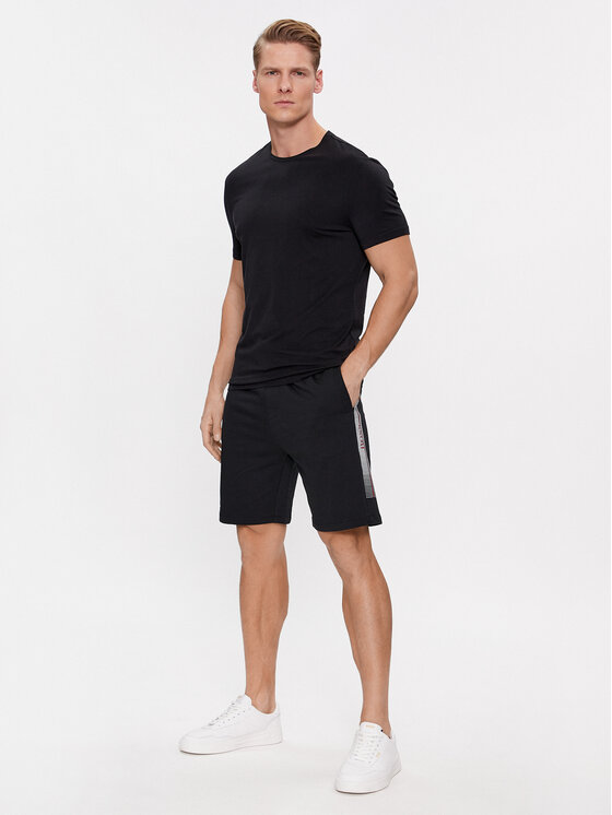 BOSS Boss Sportske kratke hlače Authentic 50449962 Crna Regular Fit