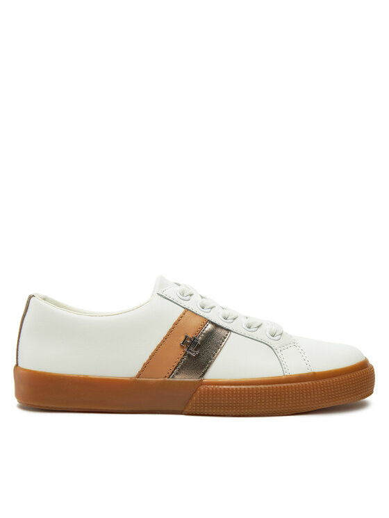 Sneakers Lauren Ralph Lauren 802942784001 Alb