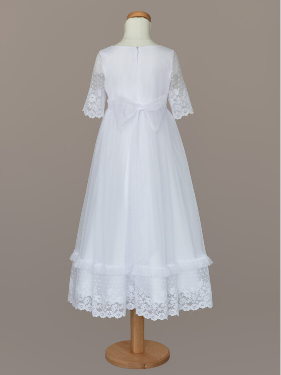 SLY SLY Sukienka 4SM-20A Biały Comfortable Fit