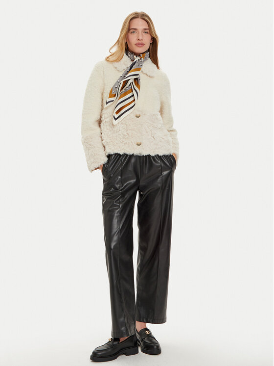Liu Jo Liu Jo Fellmantel WF4369 E0957 Écru Regular Fit
