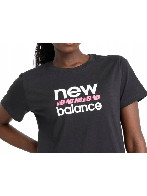 New Balance New Balance T-Shirt WT51540BK Czarny Standard Fit