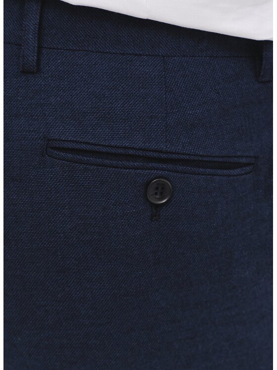 Pako Lorente Pako Lorente Spodnie garniturowe P25SF-6G-021 Granatowy Slim Fit