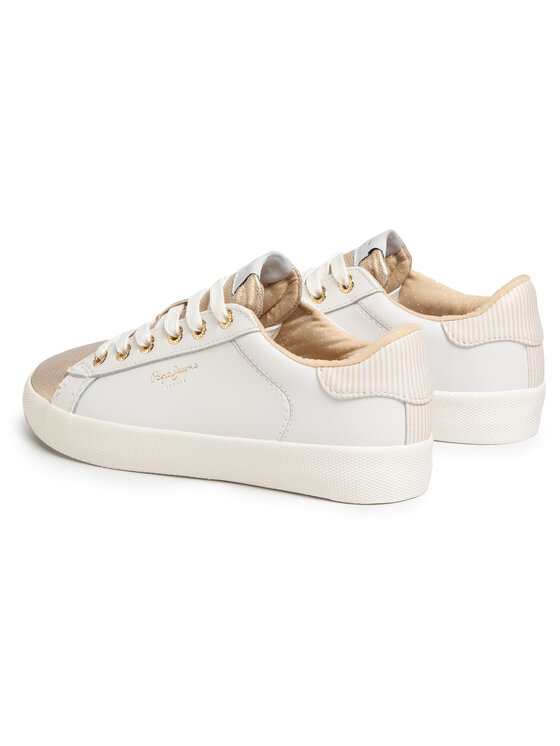 Pepe Jeans Sneakersy Kioto One PLS30958 Bia y Modivo.pl