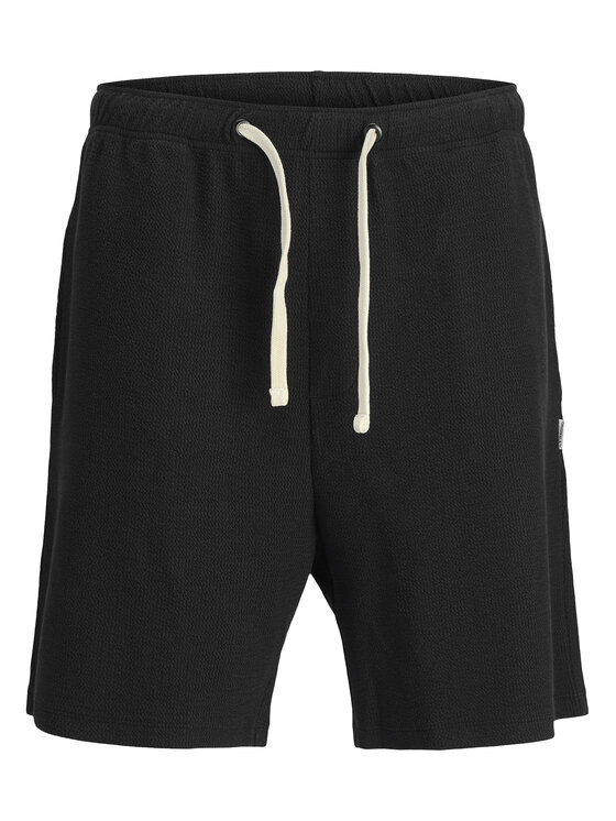Jack & Jones Jack & Jones Súprava polotričko a šortky Slington 12281841 Čierna Relaxed Fit
