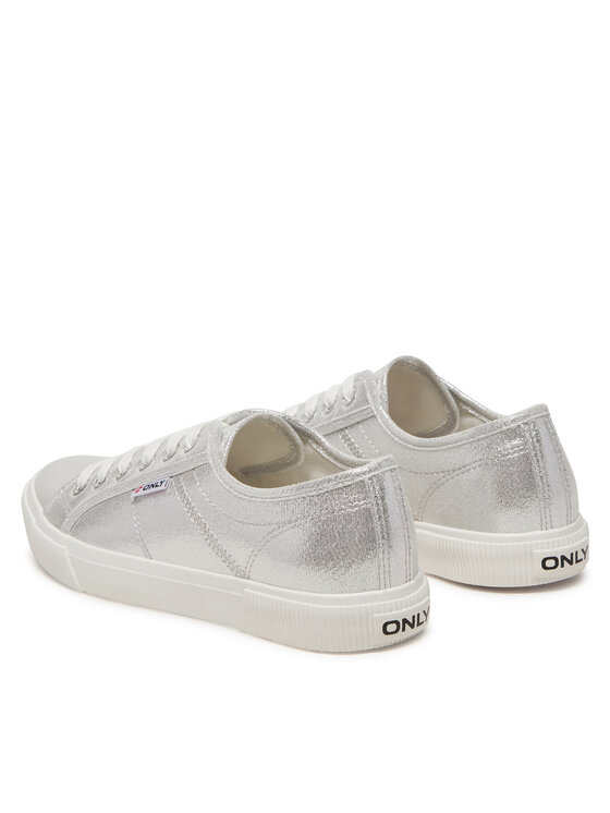 ONLY Shoes ONLY Shoes Tenisice Nicola 15318574 Srebrna