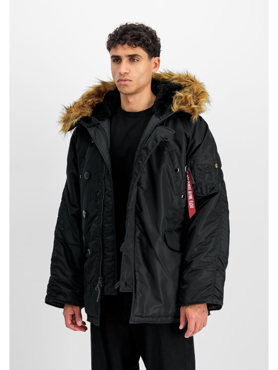 Alpha Industries Alpha Industries Kurtka zimowa N-3B Heritage Winter Jacket Czarny Core Fit
