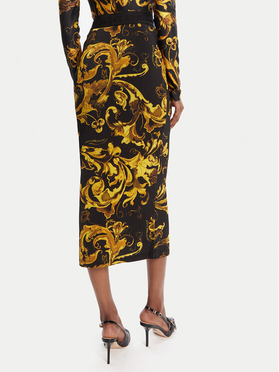 Versace Jeans Couture Versace Jeans Couture Fustă tip creion 79HAE806 JS500 Negru Slim Fit