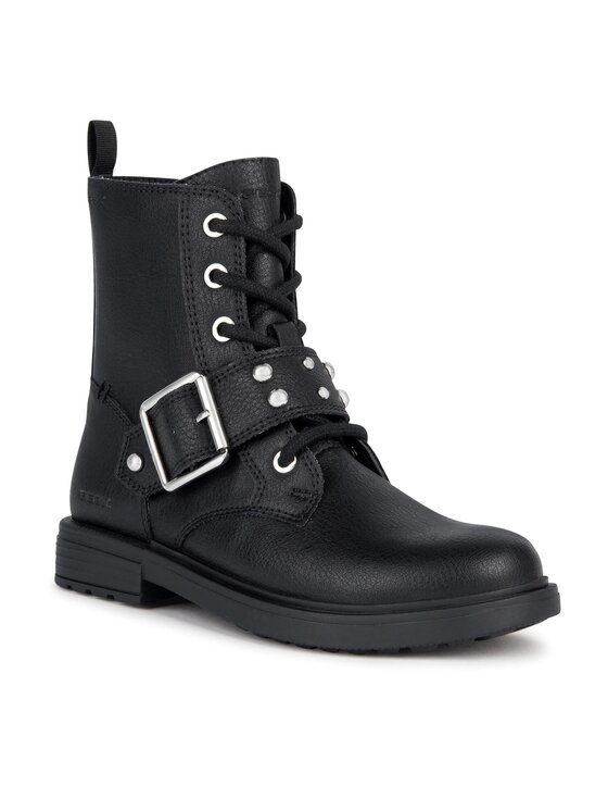 Geox Geox Botki Jr Eclair J369QD 000BU C9999 S Czarny