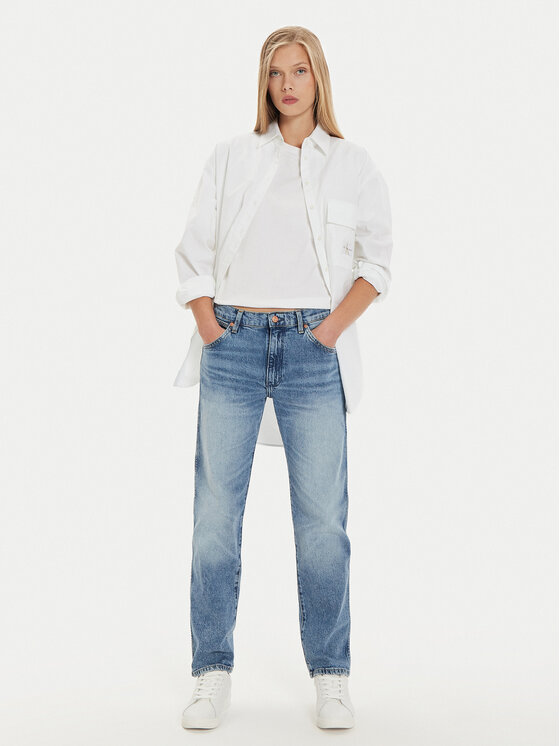 Wrangler Wrangler Дънки Sunset 112356409 Син Straight Fit