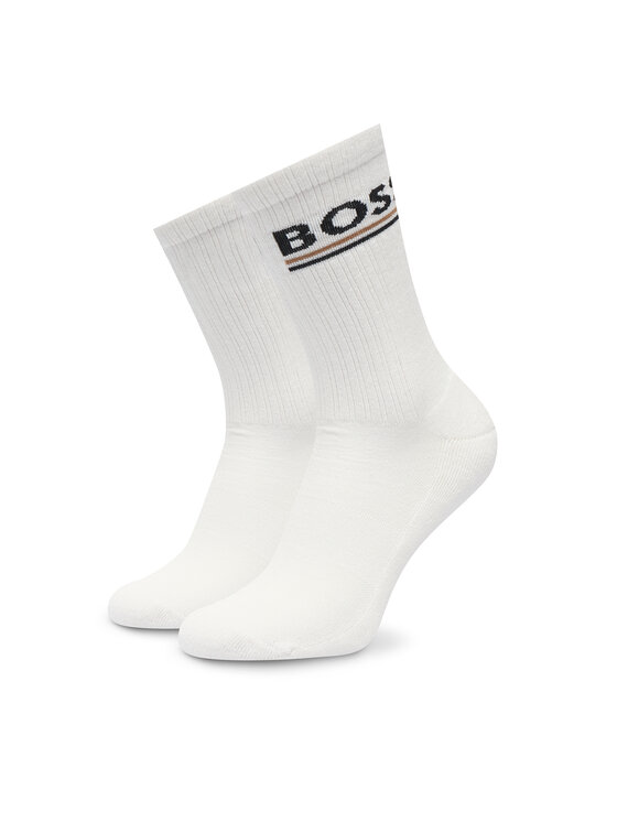 BOSS BOSS Dolge nogavice 50568283 Bela
