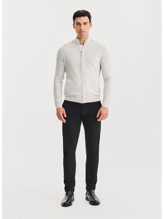 Pako Lorente Pako Lorente Kardigan P25WF-2X-007 Szary Classic Fit