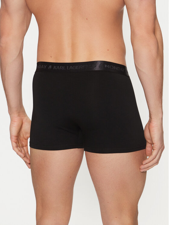 KARL LAGERFELD KARL LAGERFELD 7 db-os boxeralsó szett A1M47118 Fekete