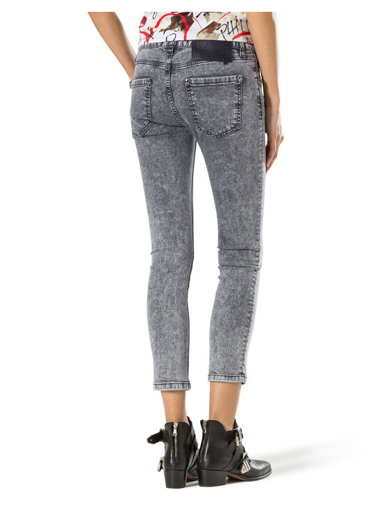 PHILIPP PLEIN PHILIPP PLEIN Džínsy 30764 Sivá Straight Fit