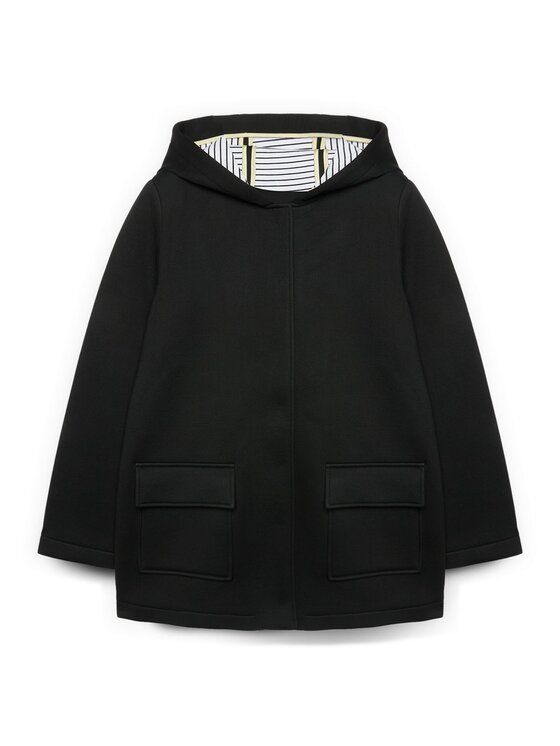 Fiorella Rubino Fiorella Rubino Cappotto invernale 8010T000358N033 Nero A-Line Fit