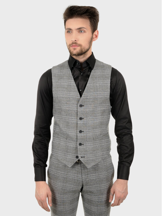Evenemen Evenemen Kamizelka JOCKER Szary Slim Fit