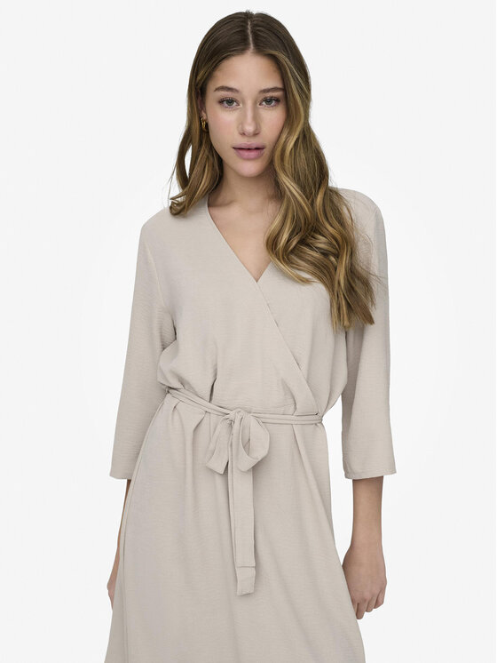 JDY JDY Sukienka letnia Lion 15207813 Beżowy Regular Fit