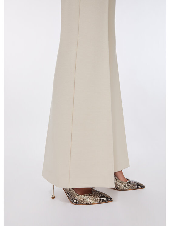 Liu Jo Liu Jo Pantaloni di tessuto CF5345J1857X071A Bianco Regular Fit