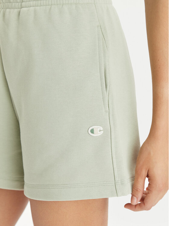 Champion Champion Szorty sportowe E10009 Zielony Relaxed Fit