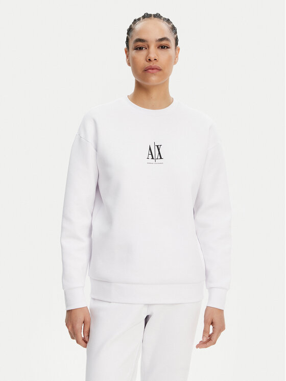 Damska Bluza Armani Exchange, Rozmiar XS, Biała, XW000821 AF10818 U0002
