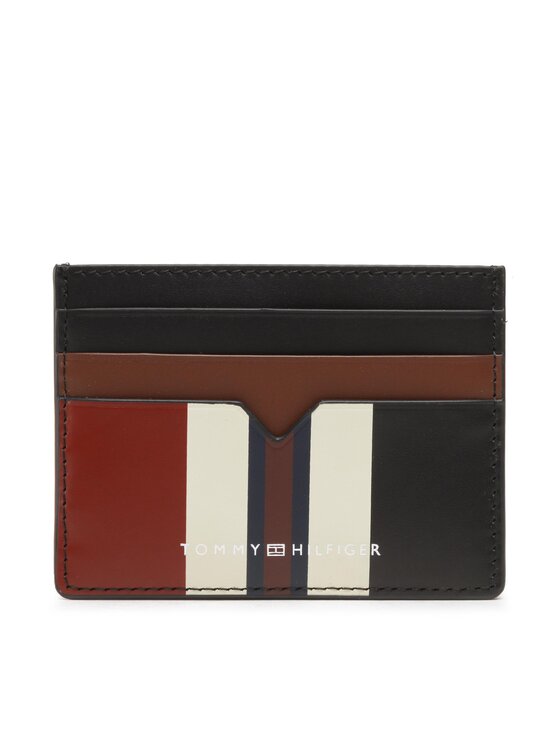 Tommy Hilfiger Etui za kreditne kartice Th Modenr Leather Cc Holder AM0AM10819 Mornarsko modra