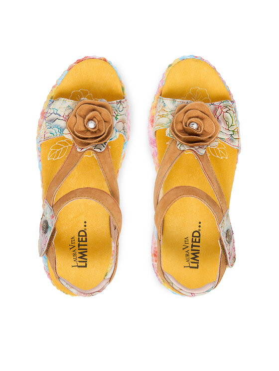 Laura Vita Laura Vita Босоніжки Nikito 01 Жовтий