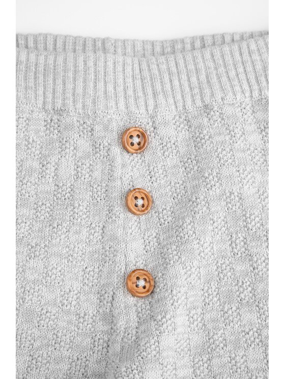 Coccodrillo Coccodrillo Legginsy ZC4122201MBN-019 Szary Regular Fit