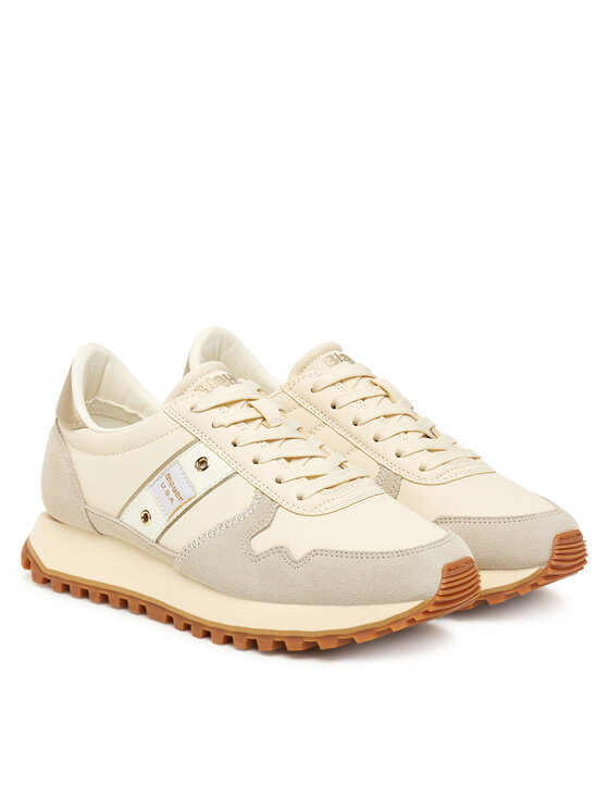 Blauer Blauer Sneakersy F5MILLEN03/LES Écru