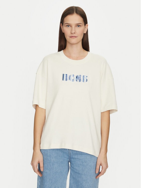BOSS BOSS T-särk 50532093 Kreemjas Relaxed Fit