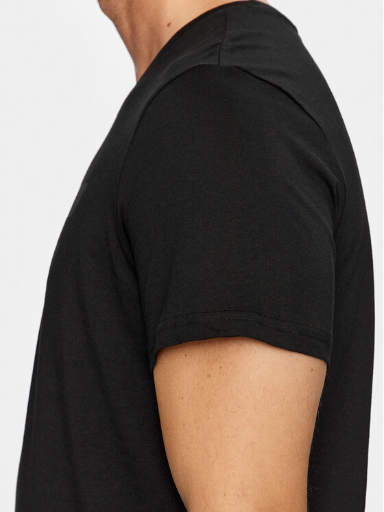 4F 4F Футболка 4FAW23TTSHM0877 Чорний Regular Fit