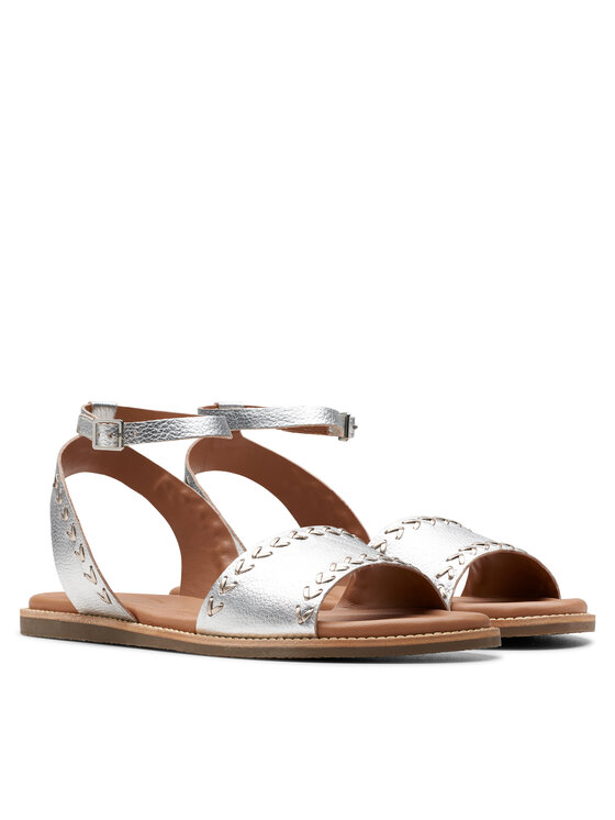 Clarks Clarks Sandale Maritime May 26176293 Srebrna