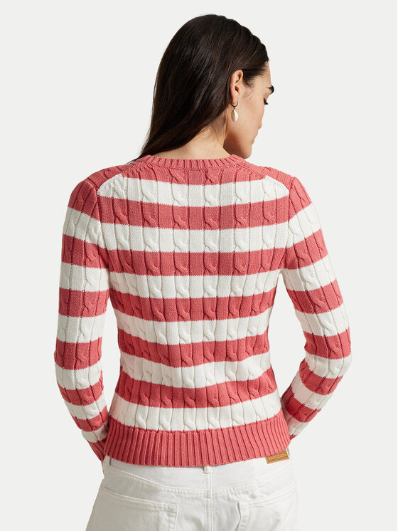 Polo Ralph Lauren Polo Ralph Lauren Sweter 211965754001 Różowy Slim Fit