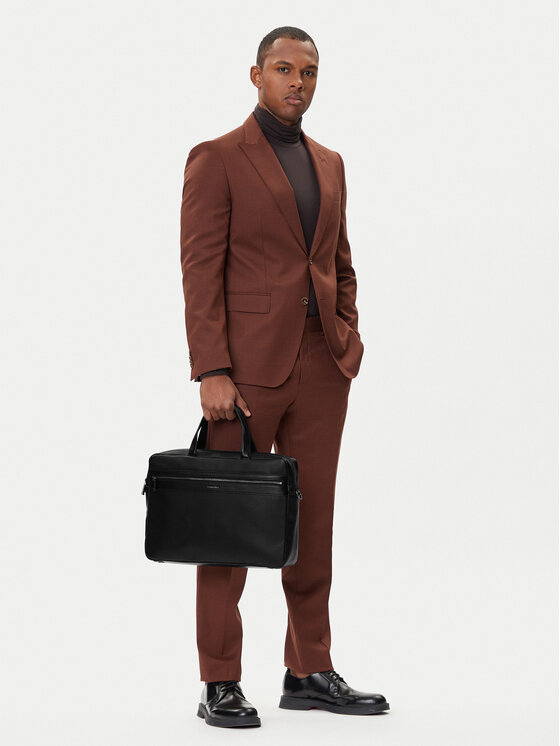 Calvin Klein Calvin Klein Torba na laptopa Zip Commuter Bag LV04D3263G Czarny