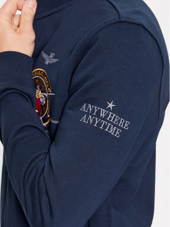 Aeronautica Militare Aeronautica Militare Felpa 232FE1802F511 Blu scuro Regular Fit