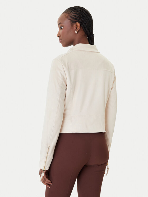 Rinascimento Rinascimento Prechodná bunda CFC0124660003 Écru Regular Fit