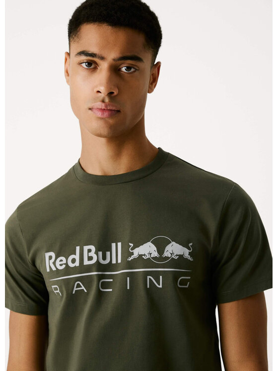 Pepe Jeans Pepe Jeans T-Shirt Red Bull Racing Logo Print 2025 Zielony Regular Fit