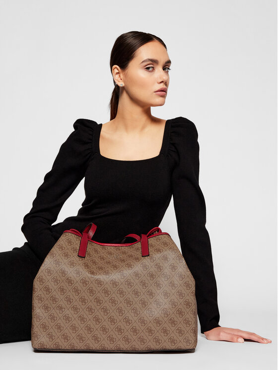 Guess Guess Τσάντα Vikky (SG) HWSG69 95240 Καφέ