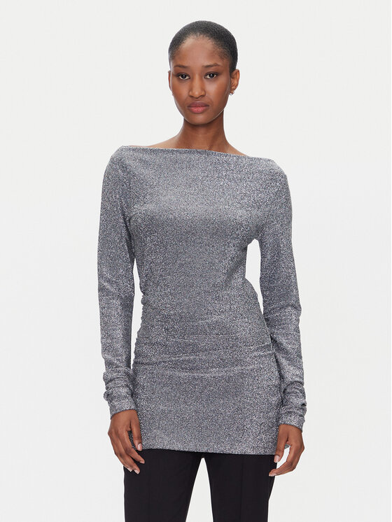 DAY BIRGER ÉT MIKKELSEN DAY BIRGER ÉT MIKKELSEN Блуза Kimmie DAY65243582 Сив Slim Fit