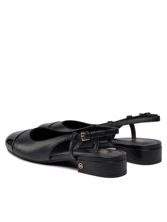 MICHAEL Michael Kors MICHAEL Michael Kors Baleríny Perla Flex Sling Flat 40R4PLFP1L Čierna